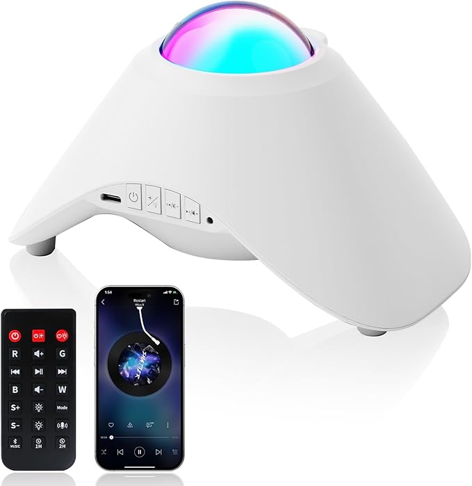 Galaxy Projector, Northern Galaxy Light Aurora Star Projector by Ingleby