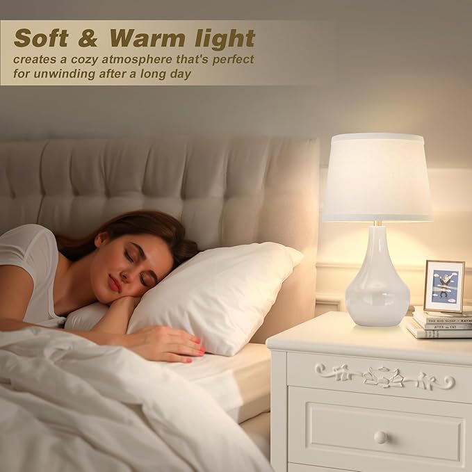 Seealle Modern Ceramic Table Lamps - Image 4