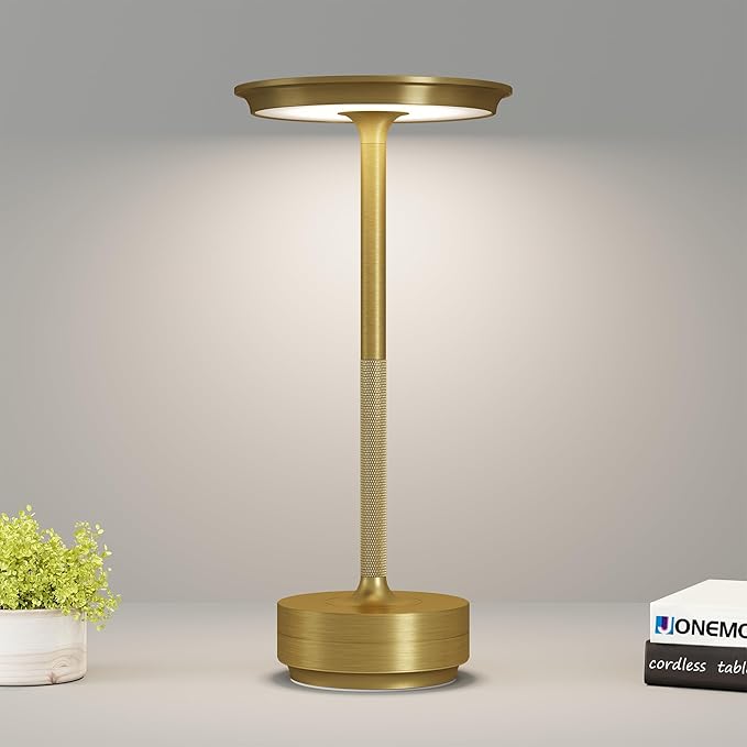 Cordless Table Lamp, LED Rechargeable Table Light by JONEMO