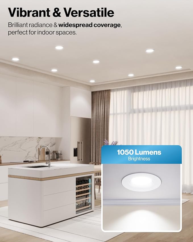 Sunco 24 Pack Retrofit LED Recessed Lighting 6 Inch, Downlight Can Lights - Image 3