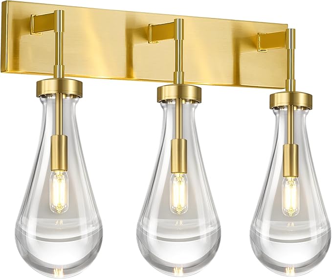 Raindrop Wall Sconces Gold Crystal Sconces Wall Decor Modern Lighting Glass - Image 7