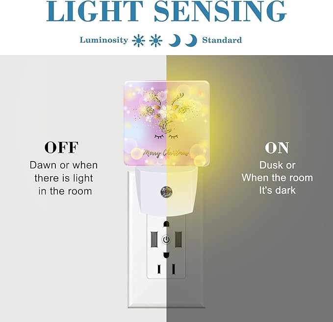 Cute Merry Christmas Deer Night Light - Image 2