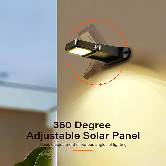 200LM Solar Wall Lights Outdoor 6 Colors, 2200mAh Long Lasting Solar Powered - Image 5
