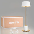 Cordless Table Lamp, Rechargeable and Battery Operated, Powered by 4000mAh by TIDATIK