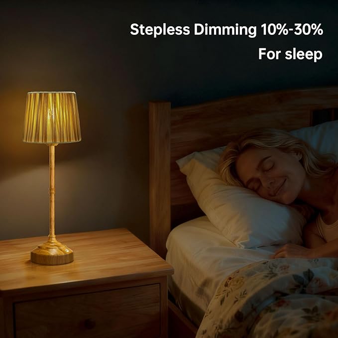Cordless Rechargeable Mini Lamp, Small Touch Desk Lamp - Image 5