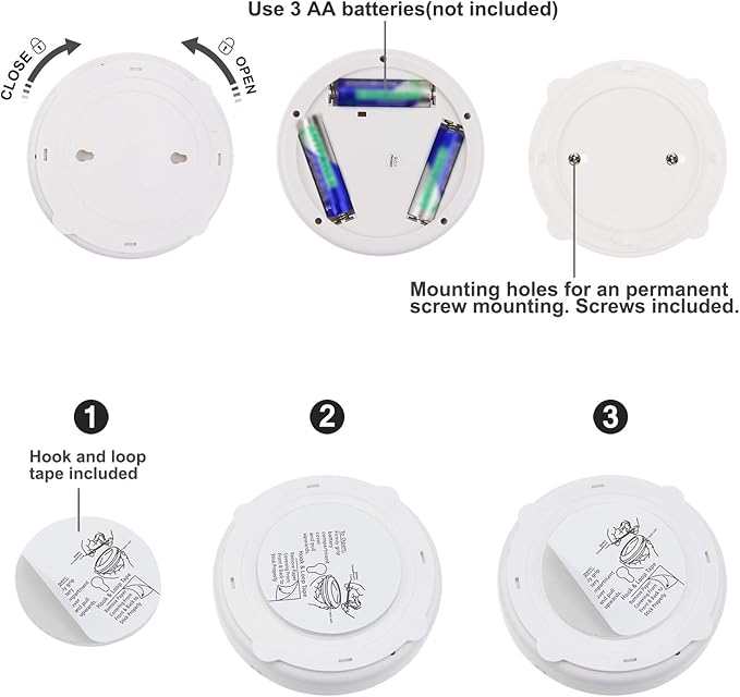 BIGLIGHT Spotlight Battery Operated, LED Puck Light, Dimmable Uplight - Image 4