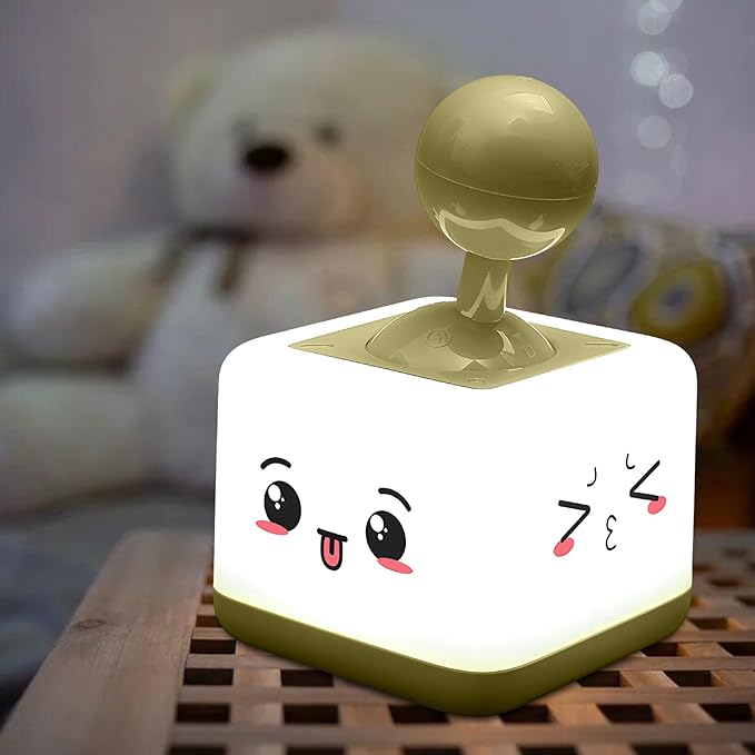 Night Light Lamp Rocker Night Light, 2-Speed Timer Bedside Night Lamp - Image 5