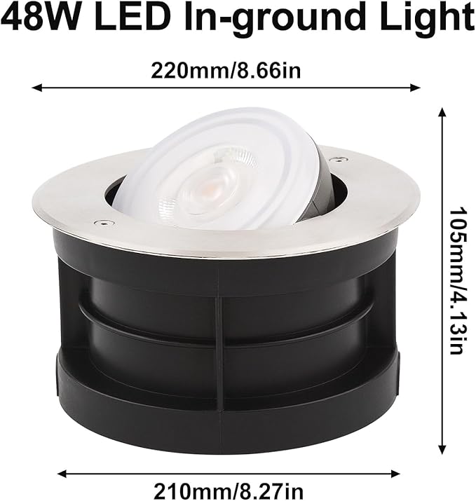 Angle-Adjustable Led Inground Light - Image 2