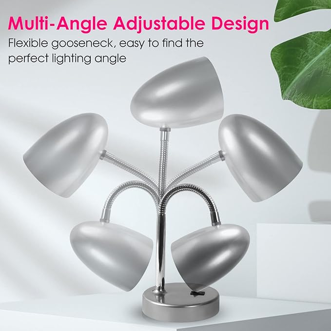 ENERGETIC SMARTER LIGHTING LED Desk Lamp, Flexible Gooseneck - Image 4