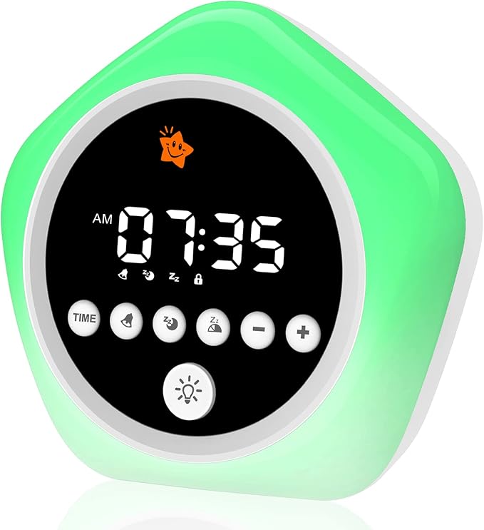 Kids Alarm Clock, Ok to Wake Clock by DINVEL