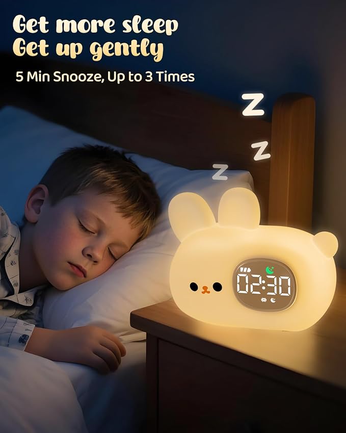 Bunny Alarm Clock for Kids - Image 8