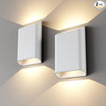 LED Wall Lights Outdoor Wall Sconces Dimmable 15.5W, IP65 Waterproof Porch by ilucezzo