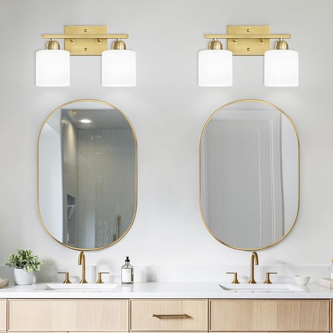 2 Light Bathroom Vanity, Bathroom Lights Over Mirror - Image 3