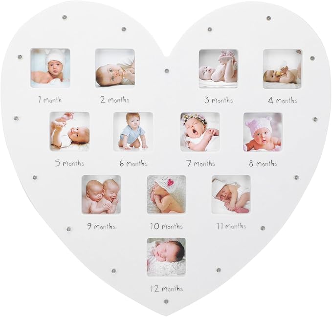 BESPORTBLE Heart-shaped Growth Picture Frame by BESPORTBLE