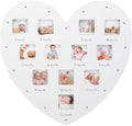 BESPORTBLE Heart-shaped Growth Picture Frame by BESPORTBLE