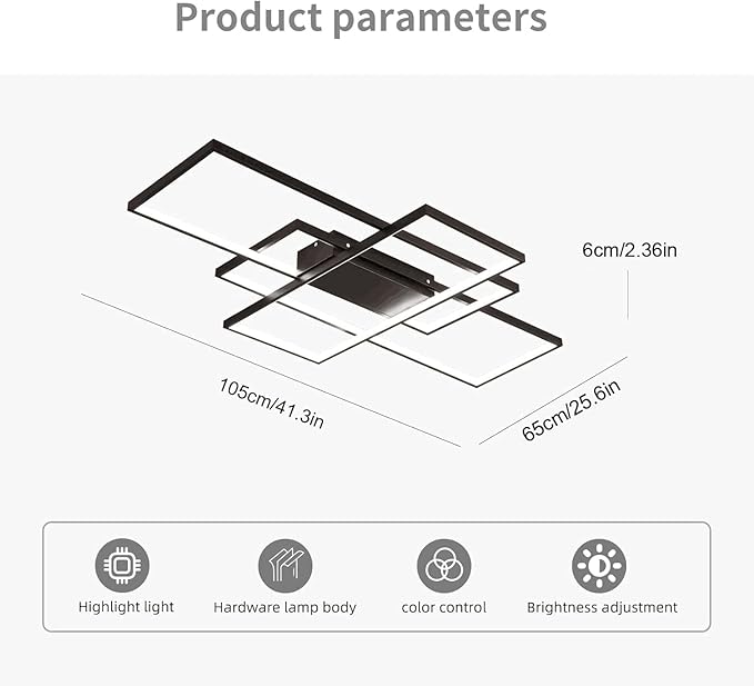 GEADI Modern Extra Large LED Ceiling Lights - Image 4
