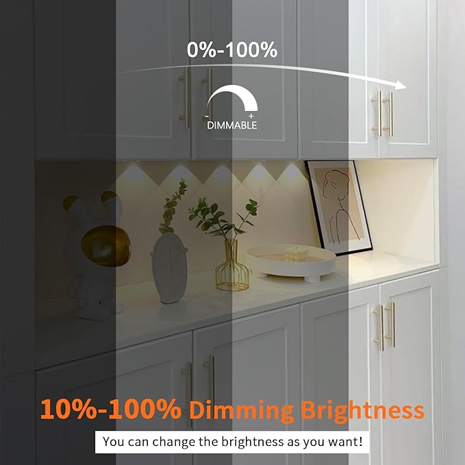 VST Under Cabinet Lights CCT 3000K-6000K, Puck Lights Color Temperature and - Image 5