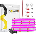 COB Purple LED Strip Light DC12V Flexible High Density Uniform Bright 480LEDs/m by FCOB