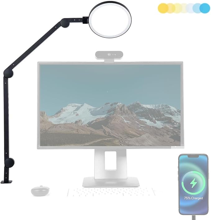 Lume Cube Edge Light 2.0 Bi-Color LED Desk Lamp by LumeCube