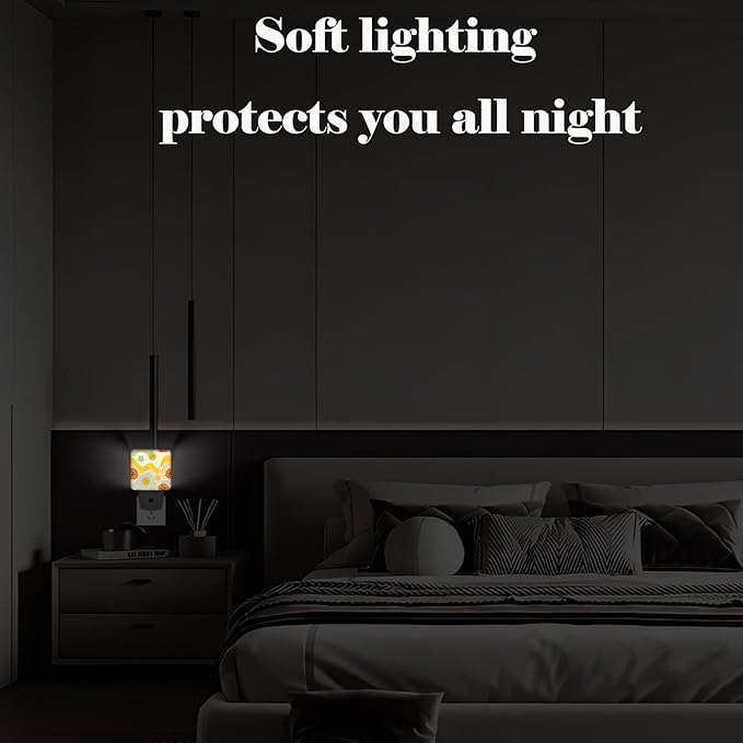 Waves and Floral Night Light, Plug Into Wall - Image 7