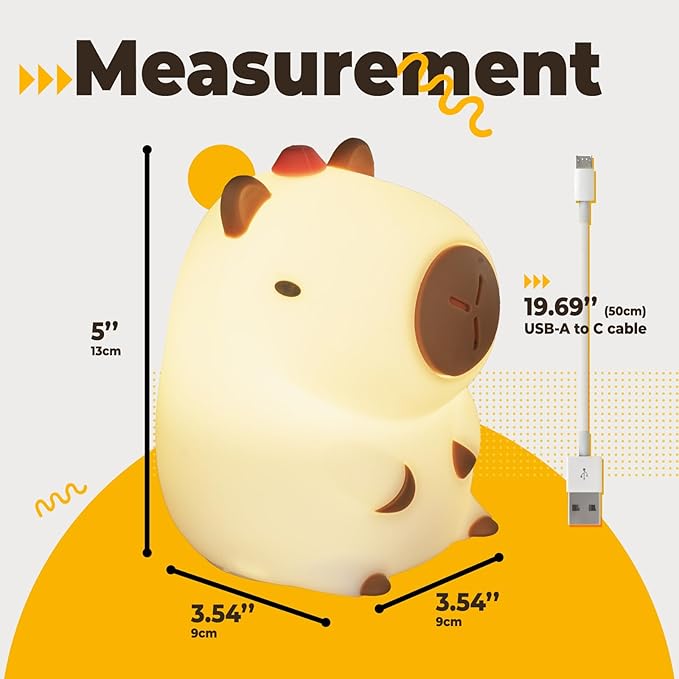 LED Squishy Animal Night Light - Image 2