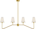 Electro bp;47" W 4-Light Linear Kitchen Island Lighting Fixture Classic by Electrobp