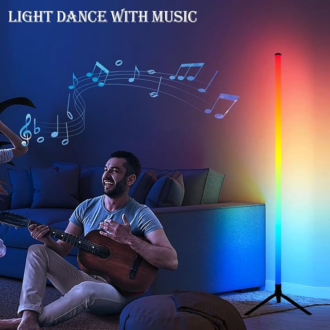 RGB LED Corner Floor Lamp，DIY Floor Lamp - Image 6