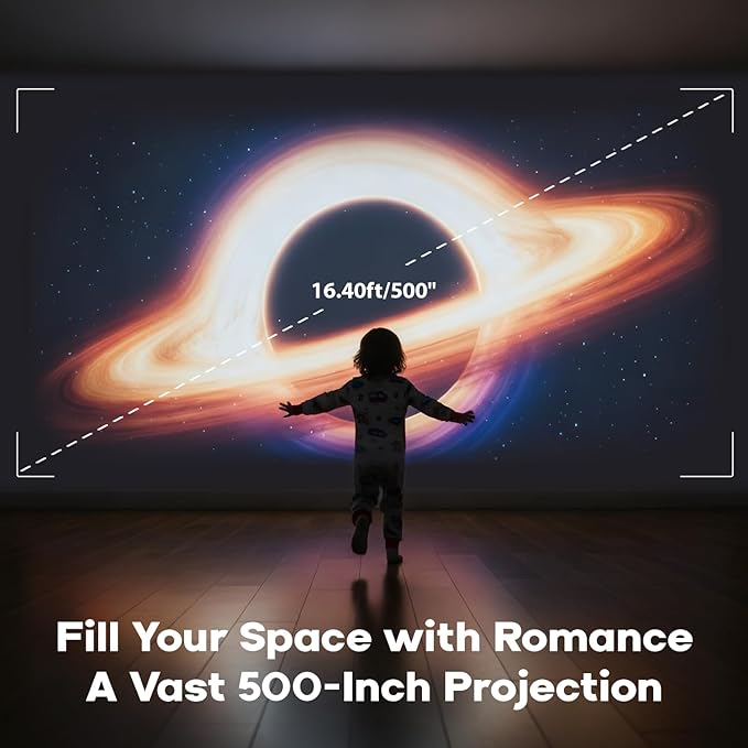 3D Star Projector Full-Room Immersive Galaxy Projector, Large Area Home - Image 7