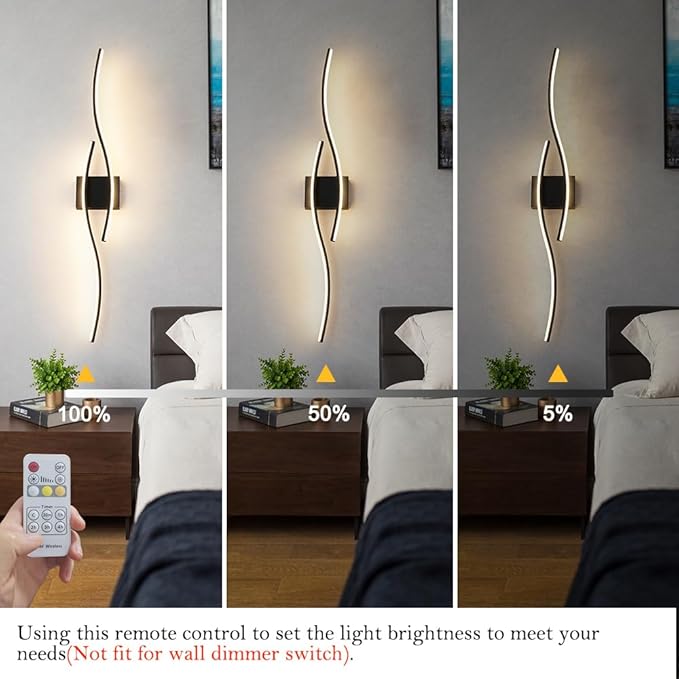 Hardwired Modern Wall Sconce set of Two - Image 6
