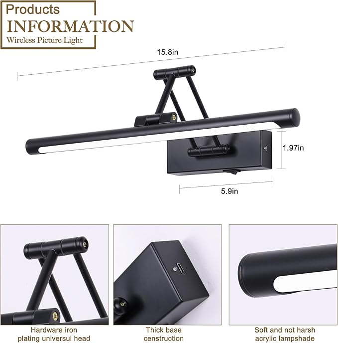 Battery Operated Picture Light - Image 7