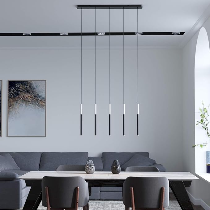 ALTAIR 5 Mini Pendant Lighting White-Black - Image 5