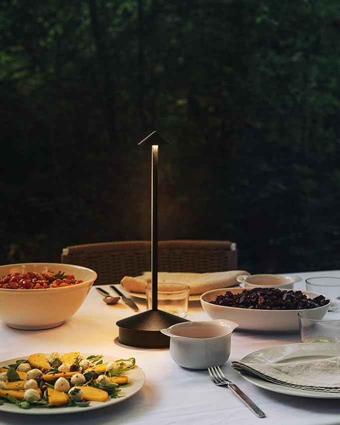 Cordless Table Lamp, 6000mAh Rechargeable Table Lamps, Portable Touch LED Lamp - Image 2