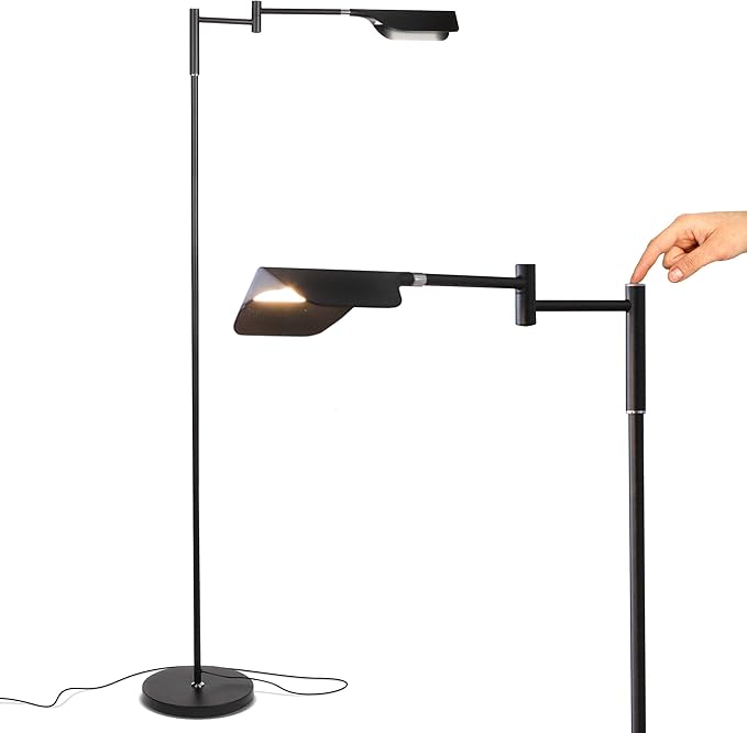 Brightech Leaf Pharmacy LED Reading Lamp, Dimmable Floor Lamp by Brightech