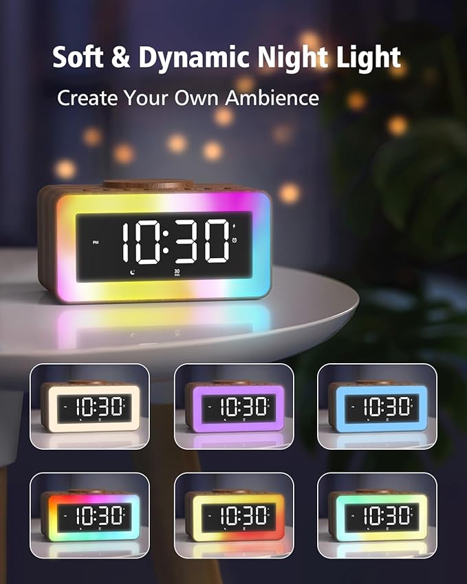 Digital Alarm Clocks for Bedrooms, Alarm Clock - Image 6