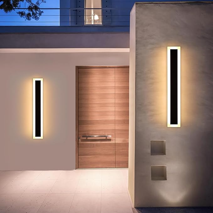 Upgrade Widened 2 Pack Modern Outdoor Wall Lights, 39.3inch Long Linear LED - Image 6