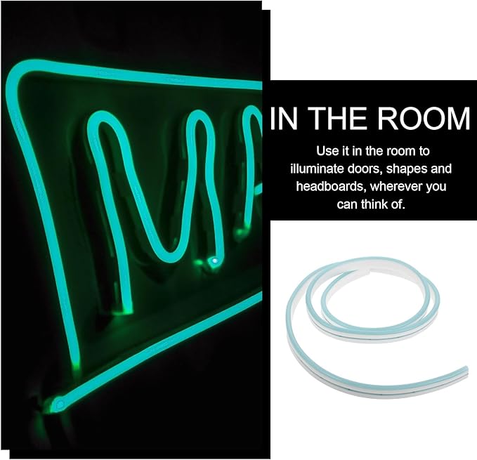 Bendable LED Silicone Light Strip 12V Waterproof Flexible Ice Blue Rope - Image 2