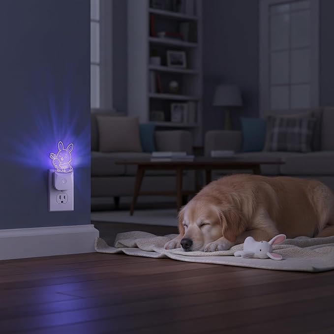 Cute Bunny Night Light, RGB LED Night Lamp - Image 6
