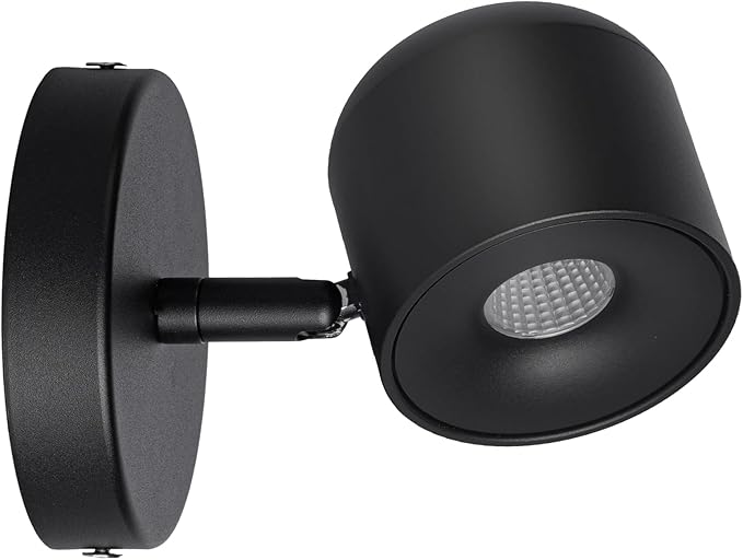 Aisilan Modern Adjustable Wall Sconce Bedside Wall Light Fixture Black LED by AisilanLighting