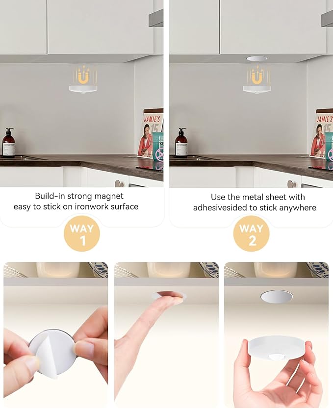 Rechargeable RGB Puck Lights - Image 6