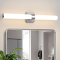 Bathroom Vanity Light Fixtures 31IN Brushed Nickel Bathroom Lights Over Mirror by AIJIASI