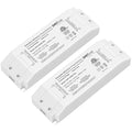 EMITEVER Triac Dimmable Driver, 2 Packs 60W Power Supply, AC 120V to DC 24V by EMITEVER