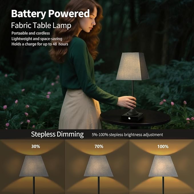 Rechargeable LED Table Lamps - Image 3