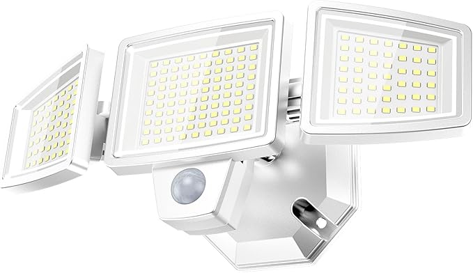 LED Security Lights Motion Sensor Outdoor Lights, 5000K Daylight, IP65 by Lightupyourwayhome