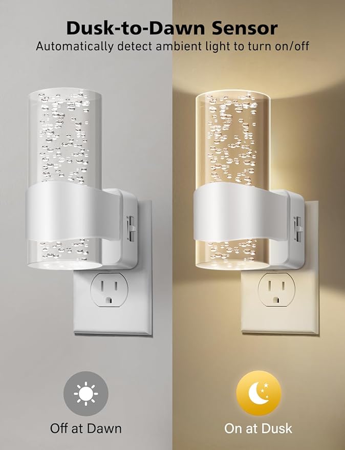 Night Lights Plug into Wall, Dimmable LED Night Light - Image 2