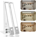 Under Cabinet Lights, 52 LED Operated Motion Sensor Light Indoor, 1500mAh USB by STRLLEY