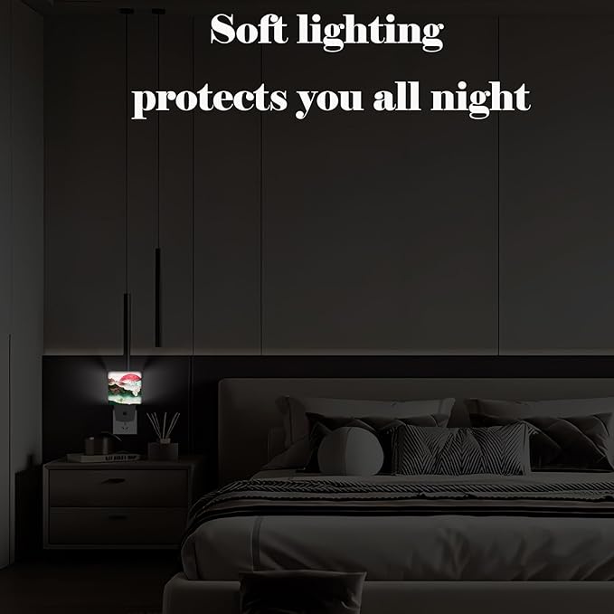 Abstract Mountains Night Light, Plug Into Wall Decor - Image 7