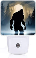 Funny Bigfoot Sasquatch Night Light, Plug-into Forest Moon Nightlight White LED by Unknown