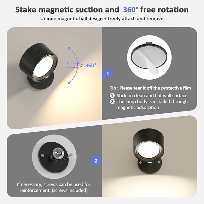 Lightbiz LED Wall Lights 3 Pcs - Image 6