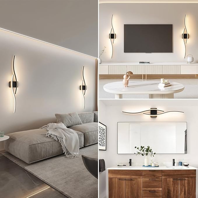 Hardwired Modern Wall Sconce set of Two - Image 8