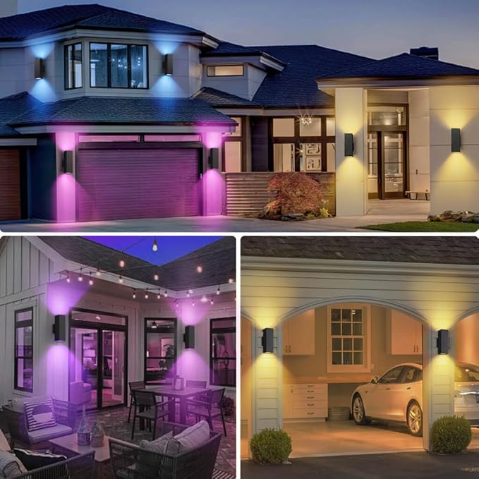 SHIMR Smart Outdoor Lights, RGBCW Color Changing Outdoor Lights, Modern - Image 7